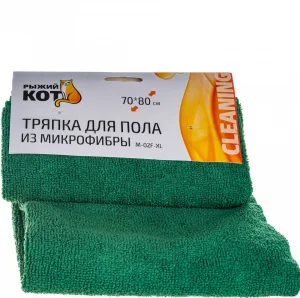 Салфетка д/уборки микрофибра 70*80см Рыжий Кот