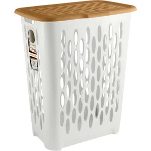 Корзина для белья 37л 422*290*515мм Keeplex Wood KL180111624                                        