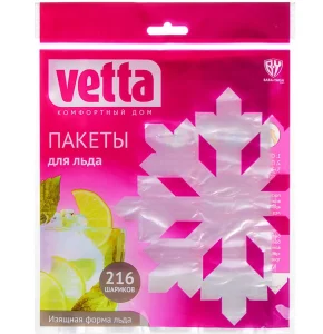Пакеты для льда 216 кубиков VETTA