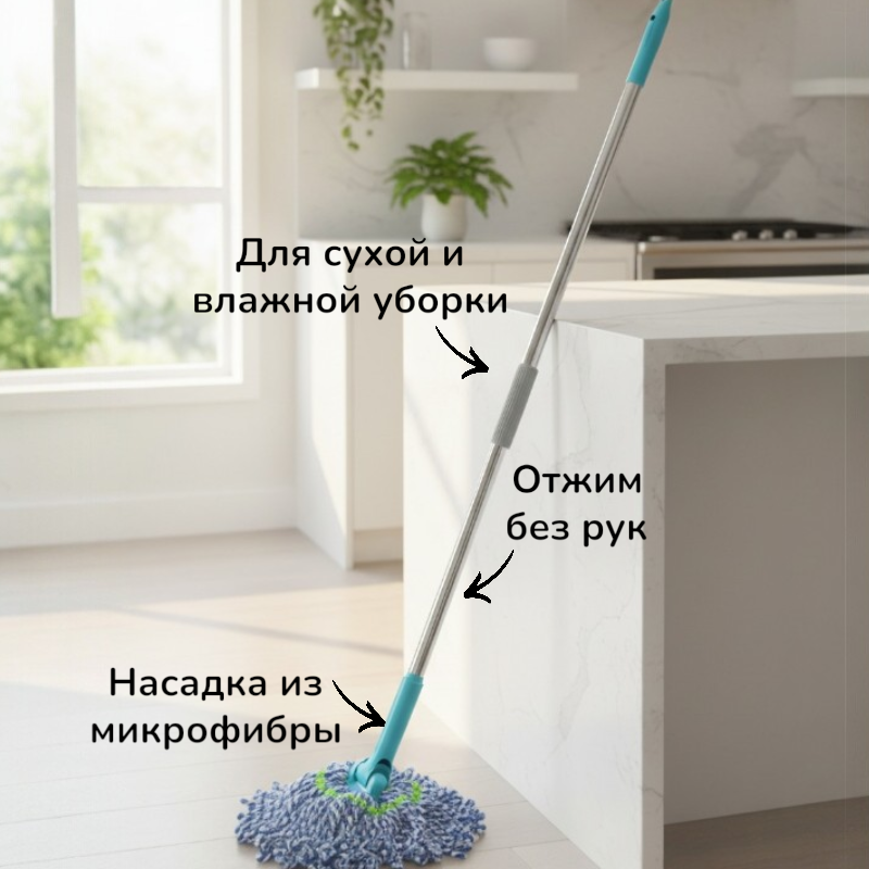 Швабра отжимная ТВИСТ -640