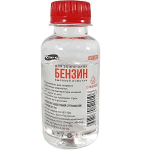 Бензин 100мл.круглый