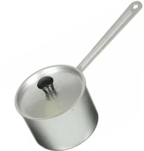 Кастрюля алюминий  0,5л с крышкой мет. ручка