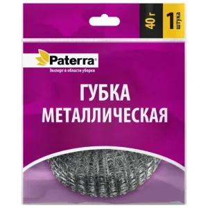 ГУбка-мочалка Раттера большая плетеная/не ржавеет/
