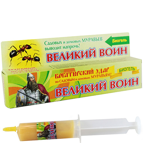 Средство от муравьев Биогель Великий Воин (шприц 30гр)