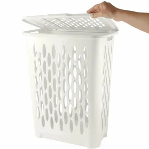 Корзина для белья 37л белое облако Keeplex Light 422*290*515
