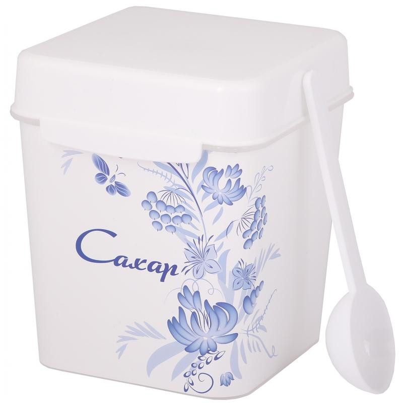 Банка с ложкой Шале 1,2л сахар