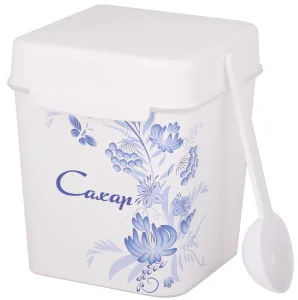 Банка с ложкой Шале 1,2л сахар