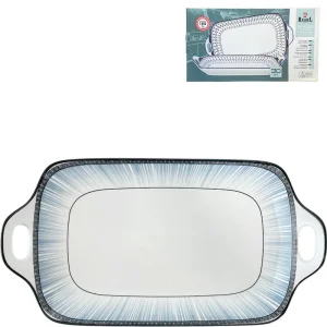 Блюдо прямоугольное 30см с ручками R-35102