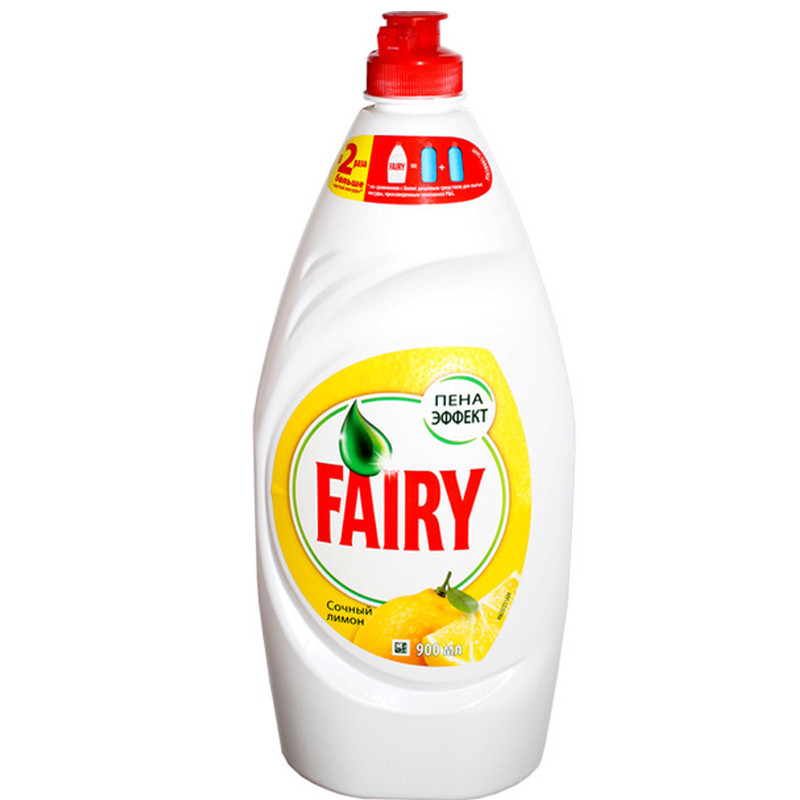 Средство для мытья посуды Fairy 900мл Сочный лимон 1/12