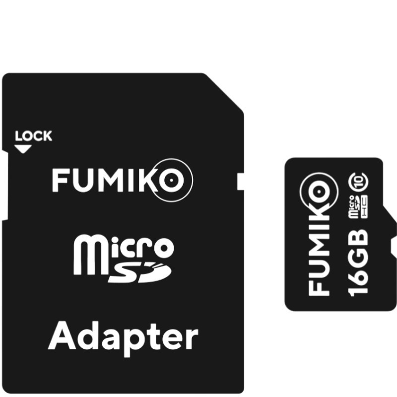 Карта памяти FUMIKO 16GB MicroSDHC class 10 (с адаптером SD)