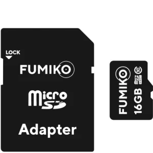 Карта памяти FUMIKO 16GB MicroSDHC class 10 (с адаптером SD)