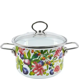 Кастрюля эмаль 3,0л Breva