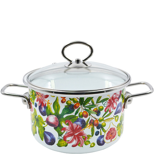 Кастрюля эмаль 3,0л Breva