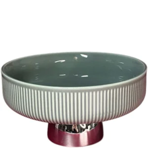 Фруктовница 20,5см MULTICOLOR на ножке в под/уп 163-005 1/12