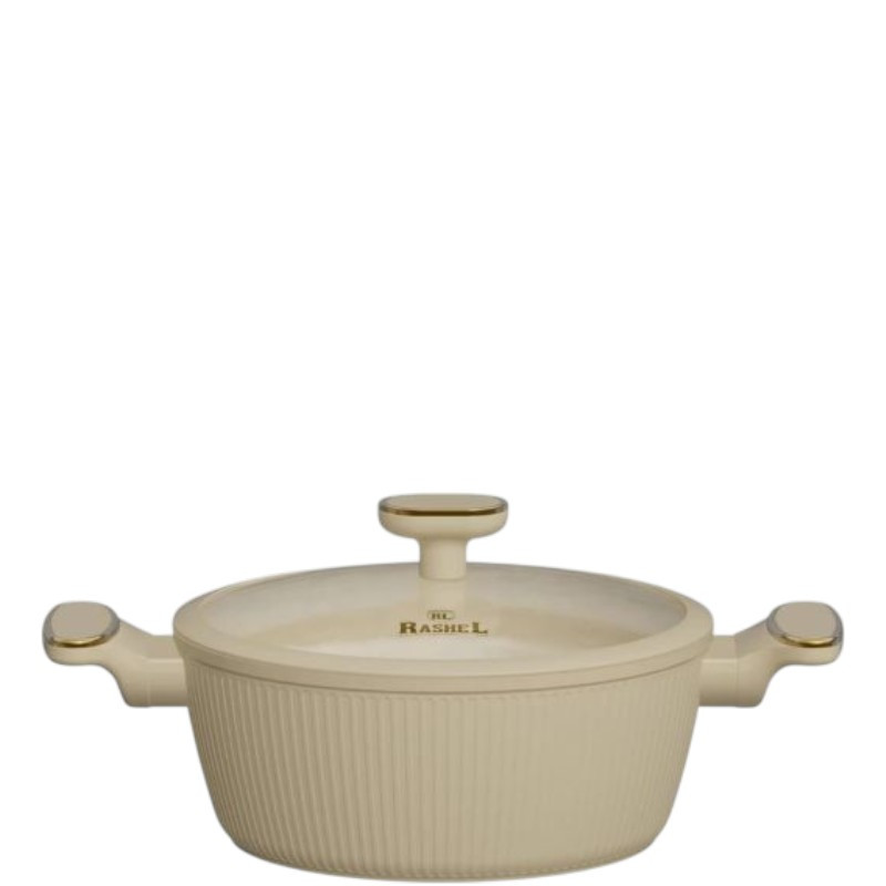 Кастрюля литая 2,0л АП, индукция (кремовая) R-27220