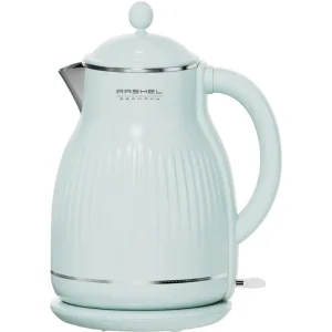 Чайник эл. нерж 2,0л 1800Вт двухслойный  корпус (эффект термоса) голубой R-451-20 1/12