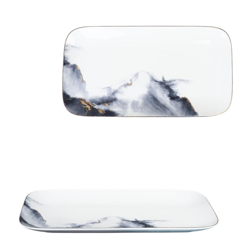 Блюдо прямоугольное 35,5*19см DR-1008 (750798) 1/22
