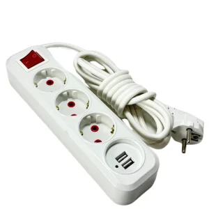 Удлинитель с/з 3 места 3м ток 16А с выкл и USB ST-23 1/60