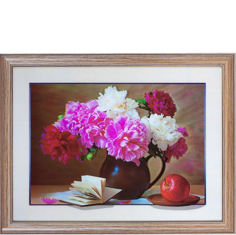 Картина 5D 30*40 Пионы 047 (622246, 631236)