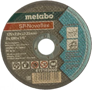 Диск отрезной по металлу SP-Novorapid RU (Metabo) 125х2,0х22,23мм 1/50