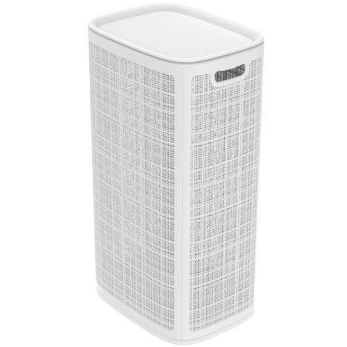 Корзина для белья 100л Лен 430*321*800мм (сборная) (белый) АП 375