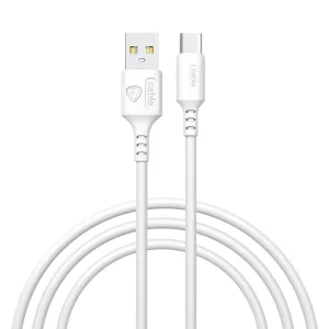 Кабель USB для зарядки Type-C, 1,0м 3,0А BY Fusion белый (931-606)