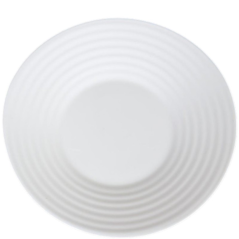 Тарелка 7,5" 19см Риф белый FLWENP75 (WHITE) стеклокерамика (735080) 1/48, 1/72
