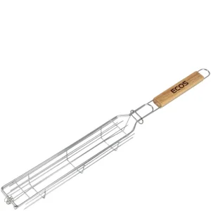 Решетка для барбекю 25*4*3,5см (длина с ручкой 49см) ECOS-9710D (999710)