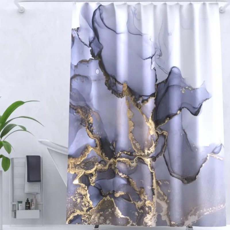 Штора для ванной 180*200см Marble ZALEL YT-Marble162 /УТ-00000510/