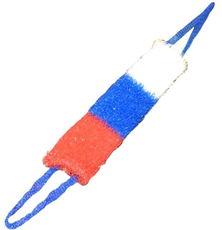 МОЧАЛКА банная вязанная Флаг