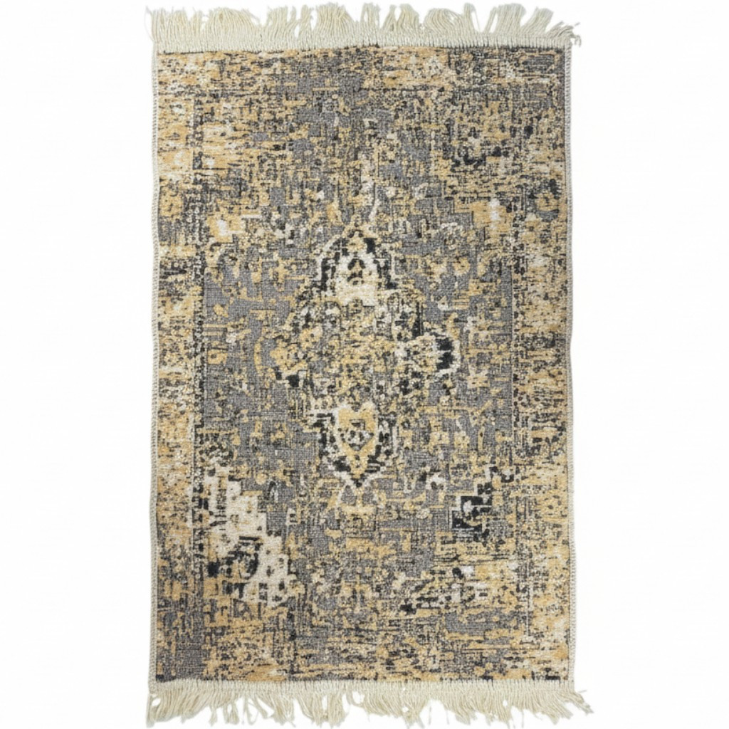 Коврик напольный хлопковый 60х90см Kilim GOLD крем-бежевый 70139