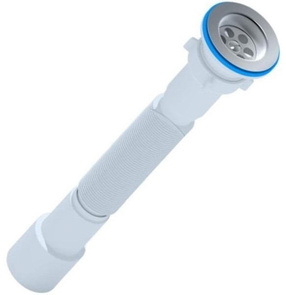 Сифон гофрированный 1 1/2"х40/50 для умывальника (G106)/439838/