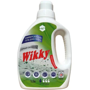 Гель для стирки Wikky 1,5л Горная свежесть 1/8