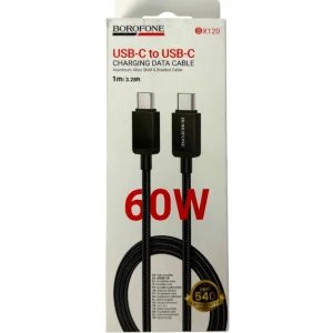 Кабель USB для зарядки Type-C, 1,0м 3A BOROFONE BX120