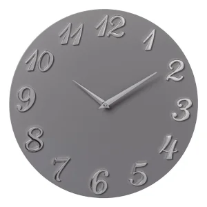 Часы настенные круглые 35см 21 Век Рубин Классика серые /3539-003/