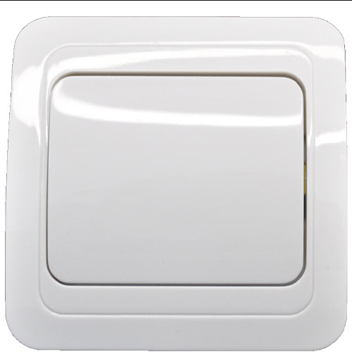 Выключатель скрытой установки 1-клав 10А белый ПРОГРЕСС SLIM (311110) 1/10