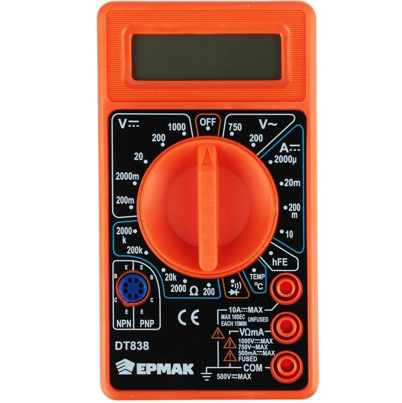 Мультиметр цифровой DT-838 Ермак (660-005)