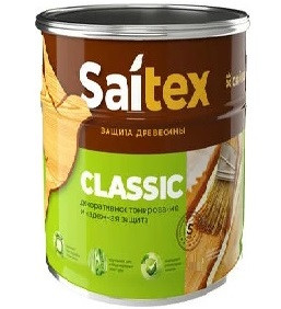 Деревозащитный состав Saiteх Classic 1.0л бесцветный 1/14