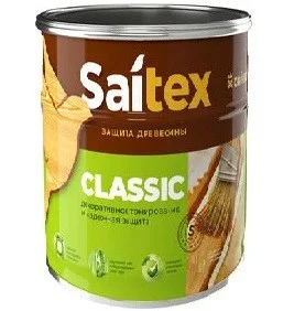Деревозащитный состав Saiteх Classic 1,0л сосна 1/14