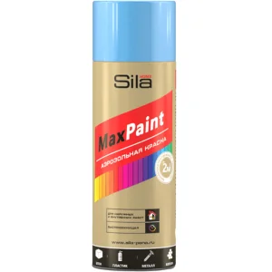 Эмаль аэрозольная универсальная Sila HOME Max Paint 520мл RAL5012 голубая SILP5012 1/12