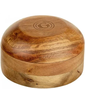 Салатник с крышкой дерево 12*6,6см GR-BL-01