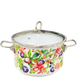 Кастрюля эмаль 4,0л Breva
