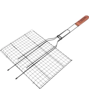 Решетка для барбекю 35*25*2см (длина с ручкой 70см) антипригарное покрытие ECOS RD-172D (999635)