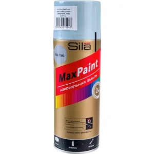 Эмаль аэрозольная универсальная Sila HOME Max Paint 520мл RAL7040 серая SILP7040 1/12