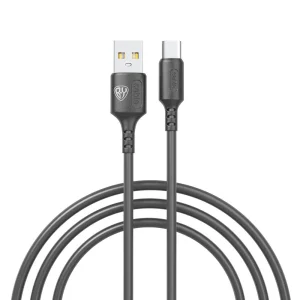 Кабель USB для зарядки Type-C, 1,0м 3,0А BY Fusion черный (931-605)