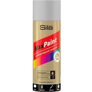 Эмаль аэрозольная универсальная Sila HOME Max Paint 520мл RAL7035 светло- серая SILP7035 1/12