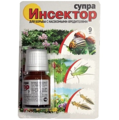 Средство от вредителей Инсектор Супра 9мл ВХ 1/100