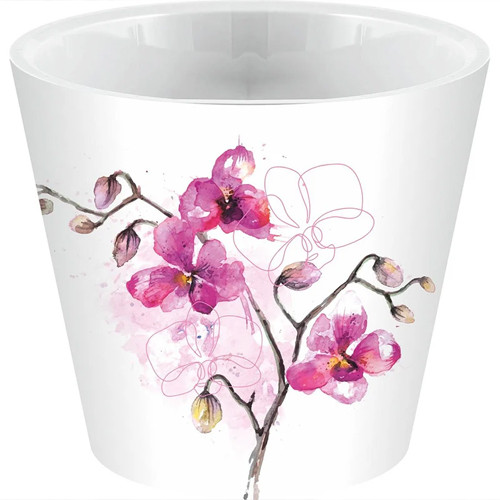 Горшок цветоч. 1,6л ф160мм London Orchid Deco Фуксия ПЦ6196 1/16