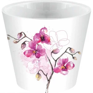 Горшок цветоч. 1,6л ф160мм London Orchid Deco Фуксия ПЦ6196 1/16