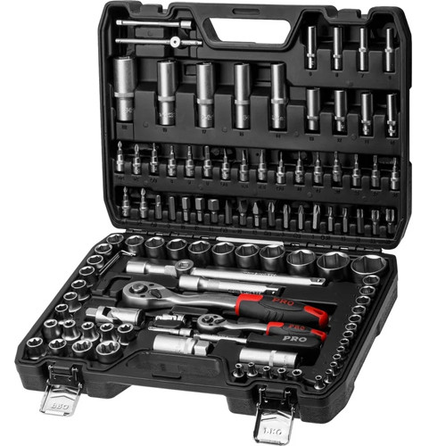 Набор головок и бит 108пр 1/4", 1/2" PRO STARTUL STUTTGART (PRO-108S)